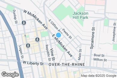 Map image of the property - 50 E McMicken Ave