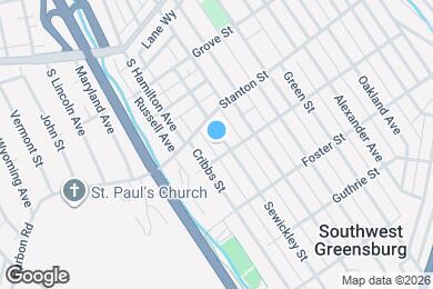 Map image of the property - 420 Foster St