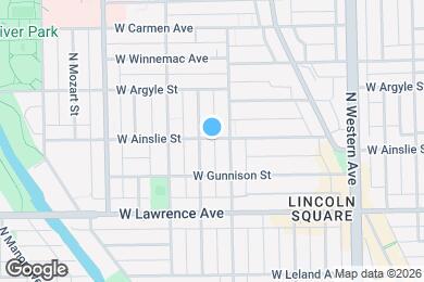 Map image of the property - 2629 W Ainslie St