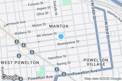 Map image of the property - 3716 Haverford Ave