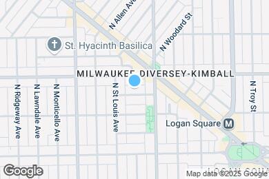 Map image of the property - 3428 W Parker Ave