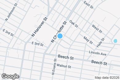 Map image of the property - 313 N Evans St