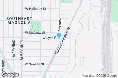 Map image of the property - 2403 W Lynn St