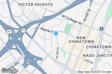 Map image of the property - 751 N Hill Pl