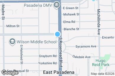 Map image of the property - 259 S Rosemead Blvd