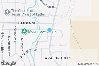 Map image of the property - 1024 N 1025 E St