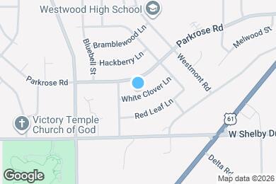 Map image of the property - 856 White Clover Ln