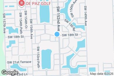 Map image of the property - 1821 SW 152nd Ct