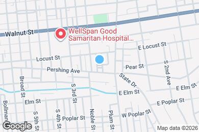 Map image of the property - 327 S 1st St