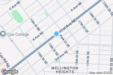 Map image of the property - 1537 1st Ave SE
