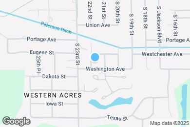 Map image of the property - 1013 S 22nd St