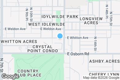 Map image of the property - 1115 E Whitton Ave