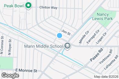 Map image of the property - 2618 N Arcadia St