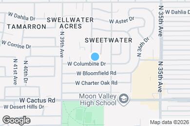 Map image of the property - 3734 W Columbine Dr