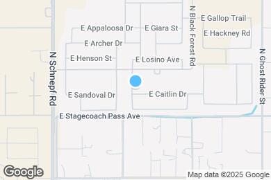 Map image of the property - 3932 E Caitlin Dr