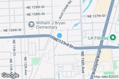 Map image of the property - 1465 NE 123rd St