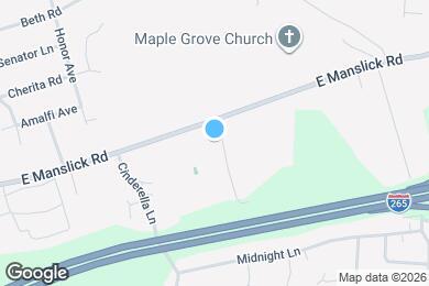 Map image of the property - 9004 Manslick Cmns Dr