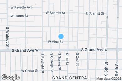 Map image of the property - 1144 S Spring St