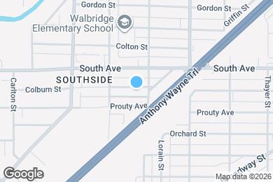 Map image of the property - 1219 Colburn St