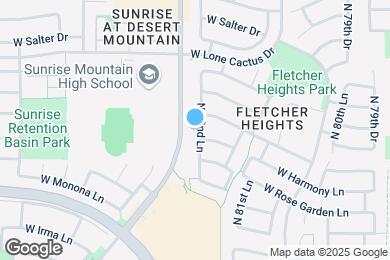 Map image of the property - 21120 N 82nd Ln