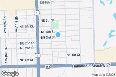 Map image of the property - 818 NE 3rd St