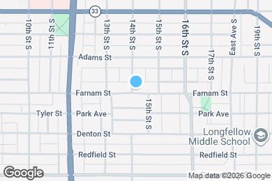 Map image of the property - 1403 Farnam St