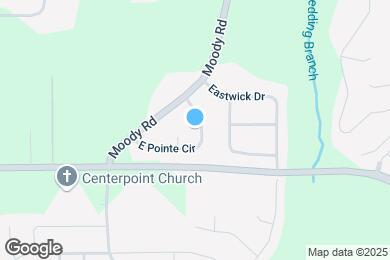 Map image of the property - 116 E Pointe Cir