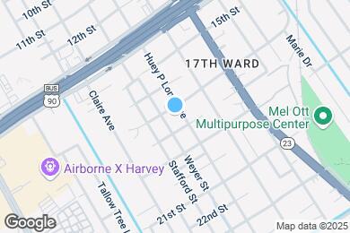 Map image of the property - 1712 Huey P Long Ave