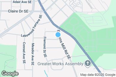 Map image of the property - 1915 Browns Mill Rd SE