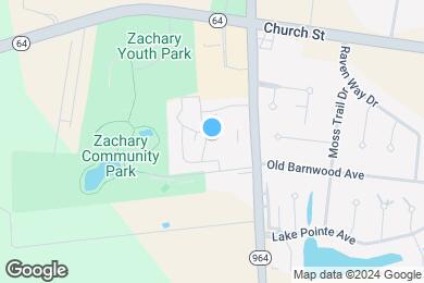 Map image of the property - Zachary Parkside Apartment Homes