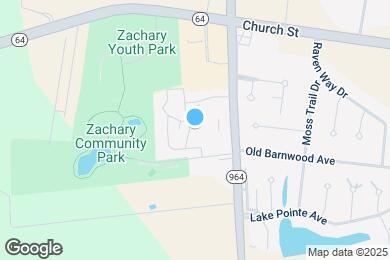 Map image of the property - Zachary Parkside Apartments