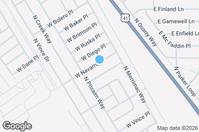 Map image of the property - 138 W Navarro Pl