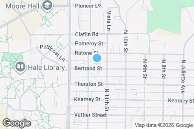 Map image of the property - 1118 Bertrand St