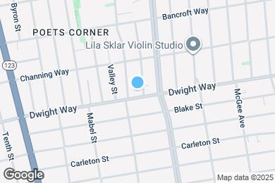 Map image of the property - 1433 Dwight Way