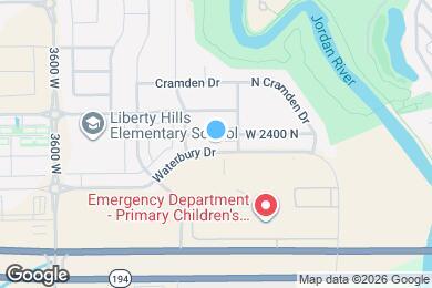 Map image of the property - 3187 W 2400 N