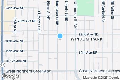 Map image of the property - 1935 Buchanan St NE