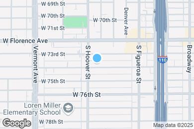 Map image of the property - 727 W. 74th Street