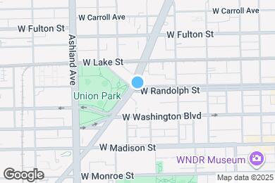 Map image of the property - 1429 W Randolph St
