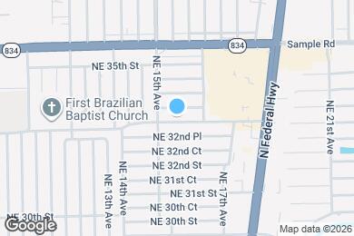 Map image of the property - 1531 NE 33rd St