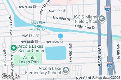 Map image of the property - 1071 NW 85th St