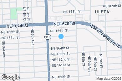 Map image of the property - 16450 NE 7th Ave