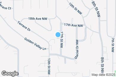 Map image of the property - 1601 12th St NW