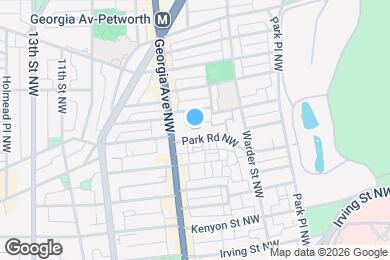 Map image of the property - 625 Park Rd NW