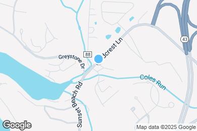 Map image of the property - 505 Beaumont Dr