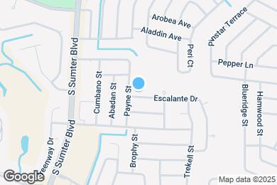 Map image of the property - 4740 Escalante Dr