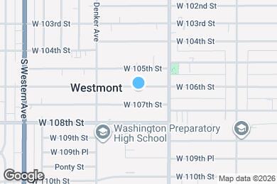 Map image of the property - 1448 W 106th St