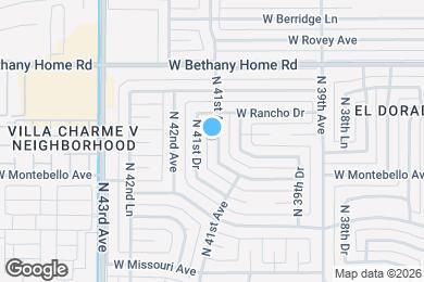 Map image of the property - 5732 N 41st Ave