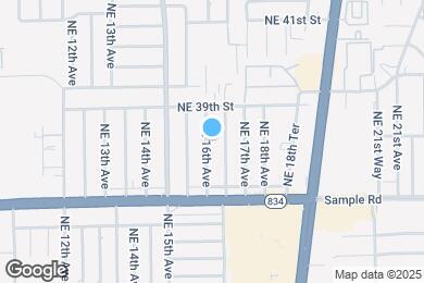 Map image of the property - 3770 NE 16th Ave