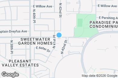 Map image of the property - 4143 E Sweetwater Ave