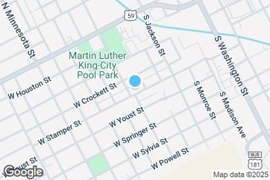 Map image of the property - 708 W Stamper St